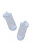 Preview: CONTE Sneaker Socken für Damen in Hellblau mit Lurex